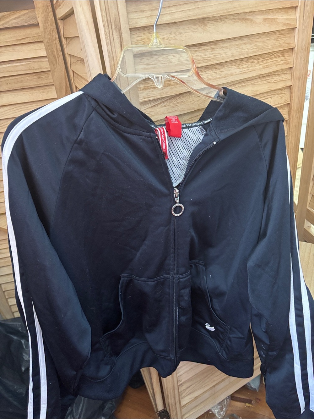 Gloria Vanderbilt Jacket with White Trim XL